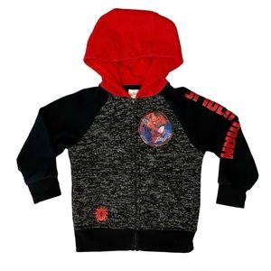 SPIDER-MAN kids zip hoodie jacket